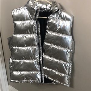 Aluminum Silver Puff Vest